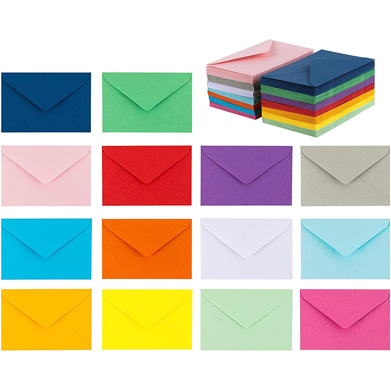 Letter Envelope Kraft - Cartão de membro de 10 cm