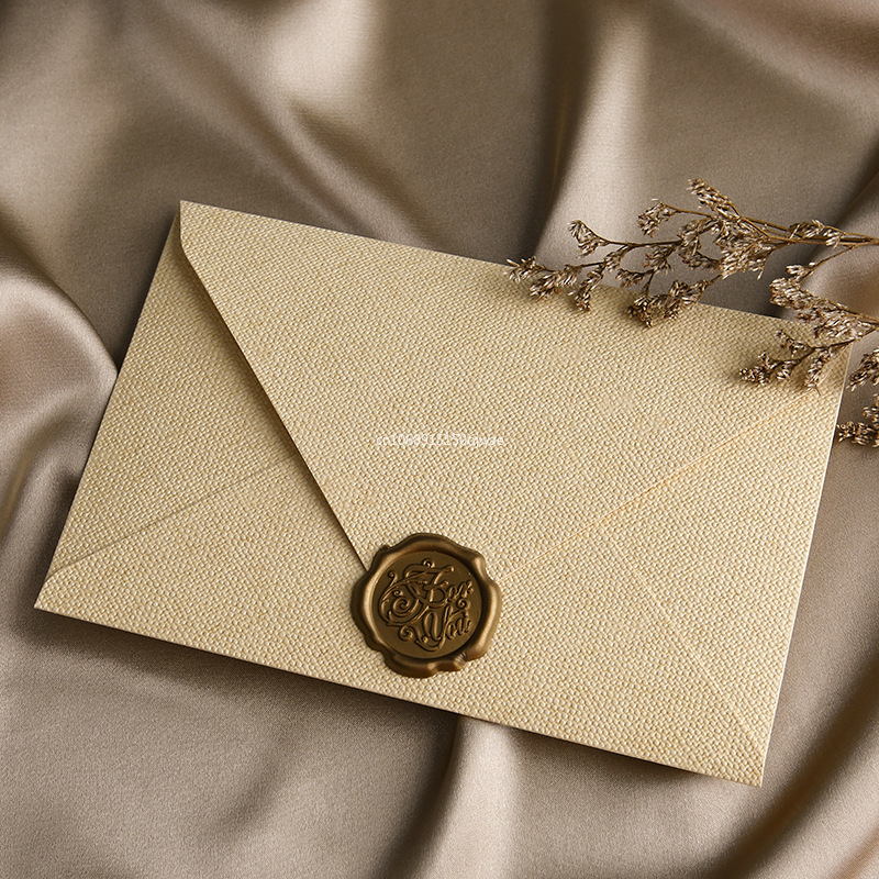 Letter Envelope Kraft - Conjunto de Papel Kraft Estilo Europeu