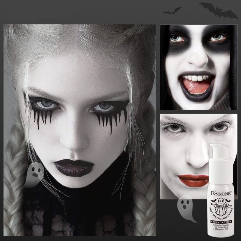 Correction Fluid White - Base Líquida Matte Branca para Maquiagem