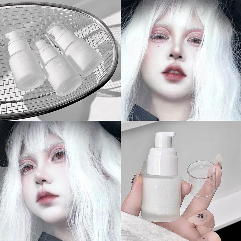 Correction Fluid White - Base Líquida Matte Branca, Cobertura à