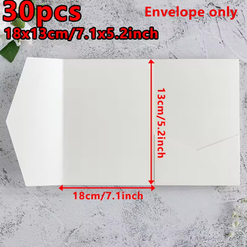 30 pçs 18x13cm envelopes verde - Stationery Supply Business avaliação e preço