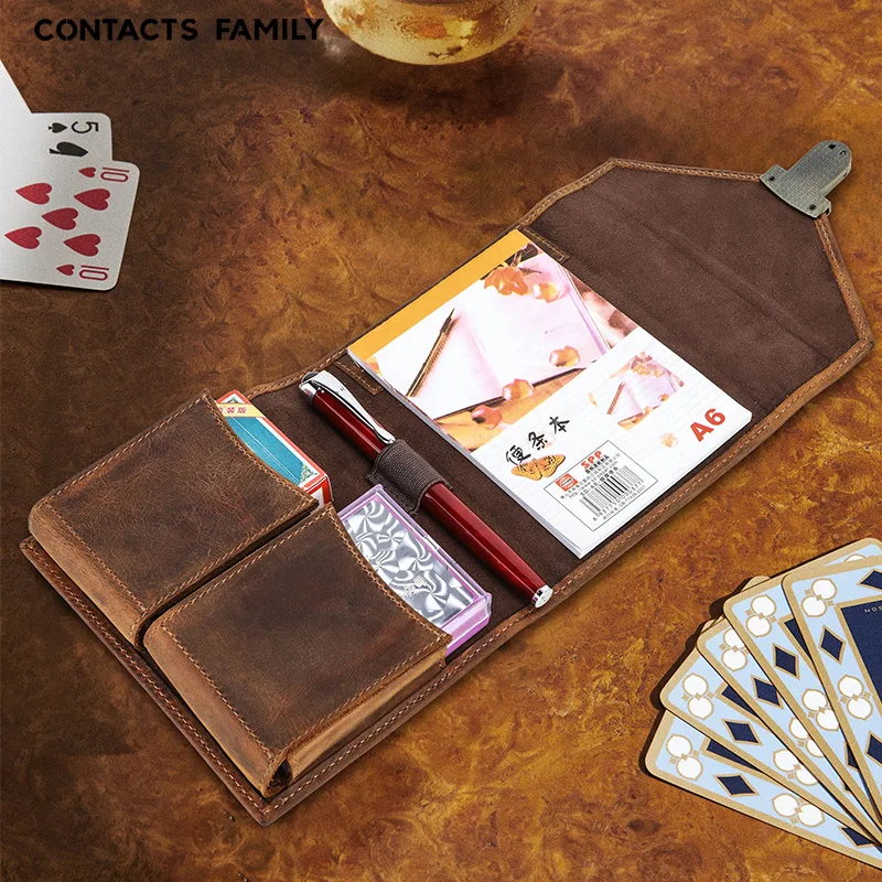 Luxo retro couro notebook capa - Stationery Supply Business avaliação e preço
