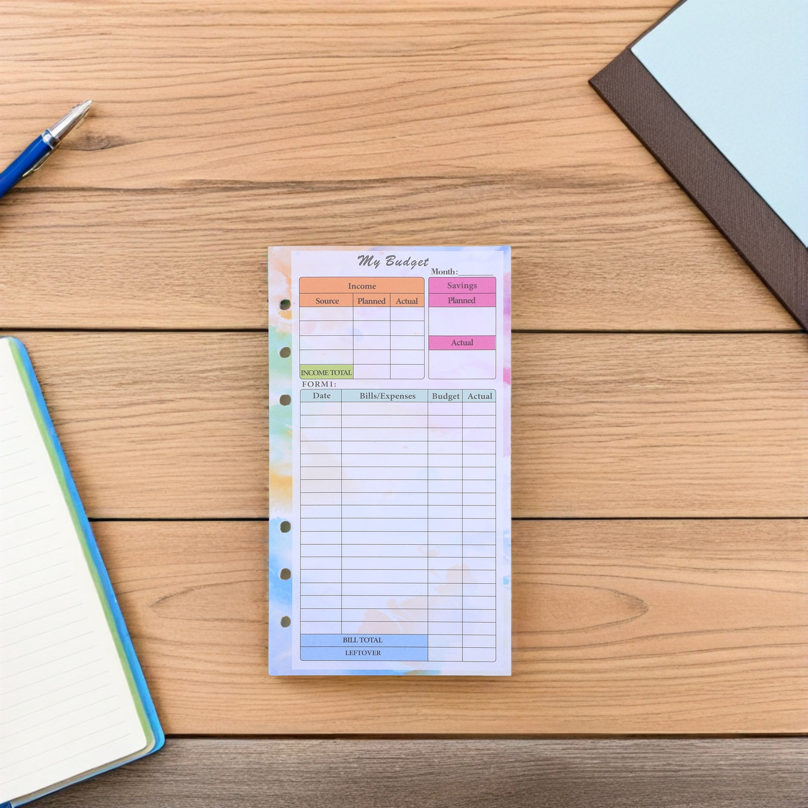 28 Folhas A6 para Planner: Ref - Planner Weekly Budget avaliação e preço