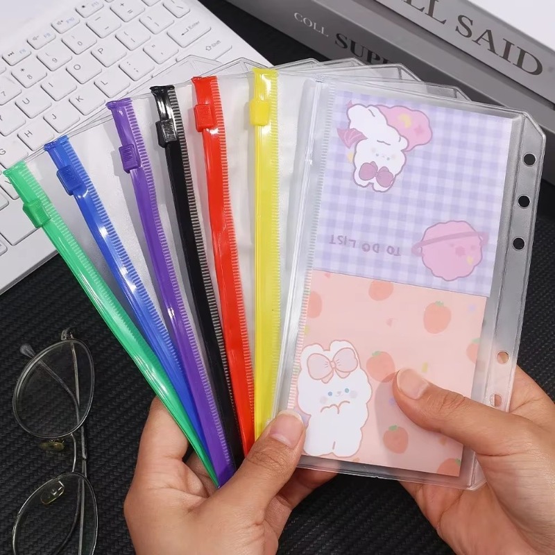 2-12 Peças Bolsas Transparente - Planner Weekly Budget avaliação e preço