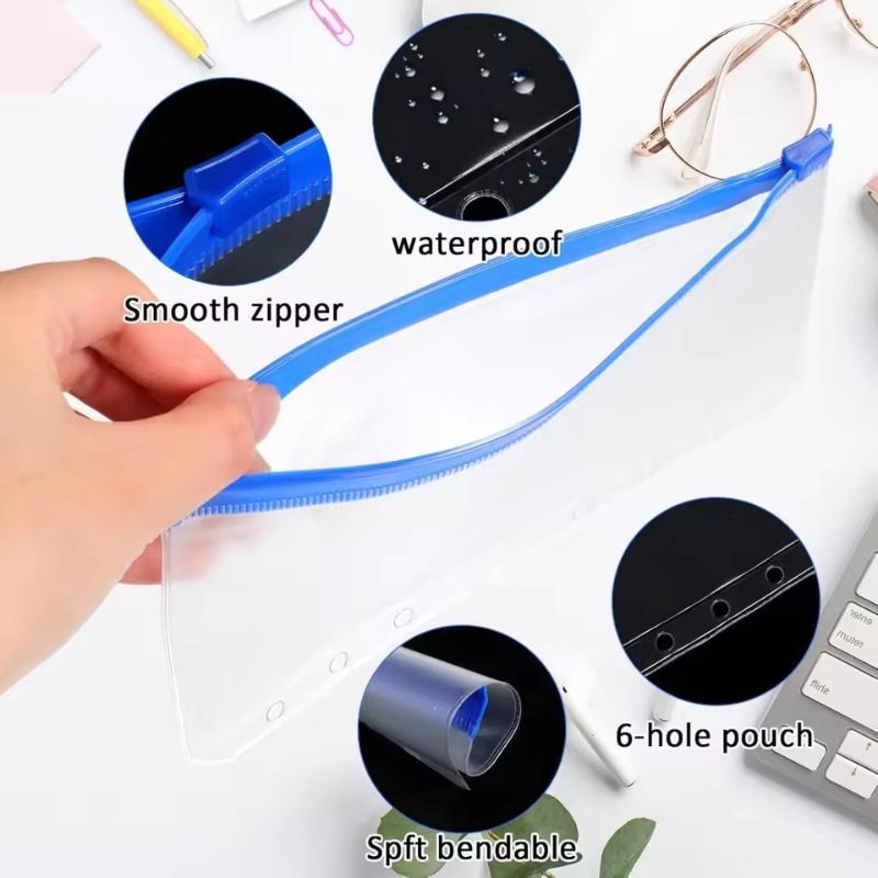 2-12 Peças Bolsas Transparente - Planner Weekly Budget avaliação e preço