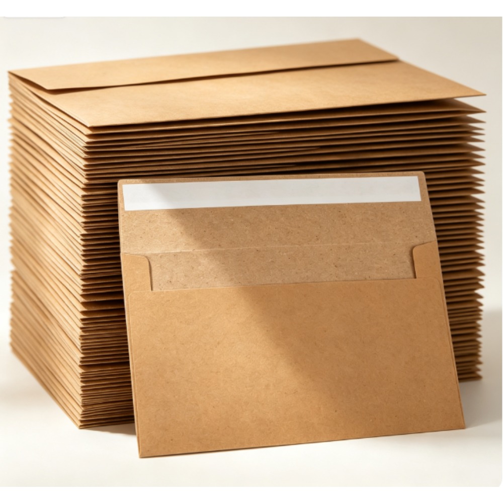 Pacote com 50 envelopes de pap - Letter Envelope Kraft avaliação e preço