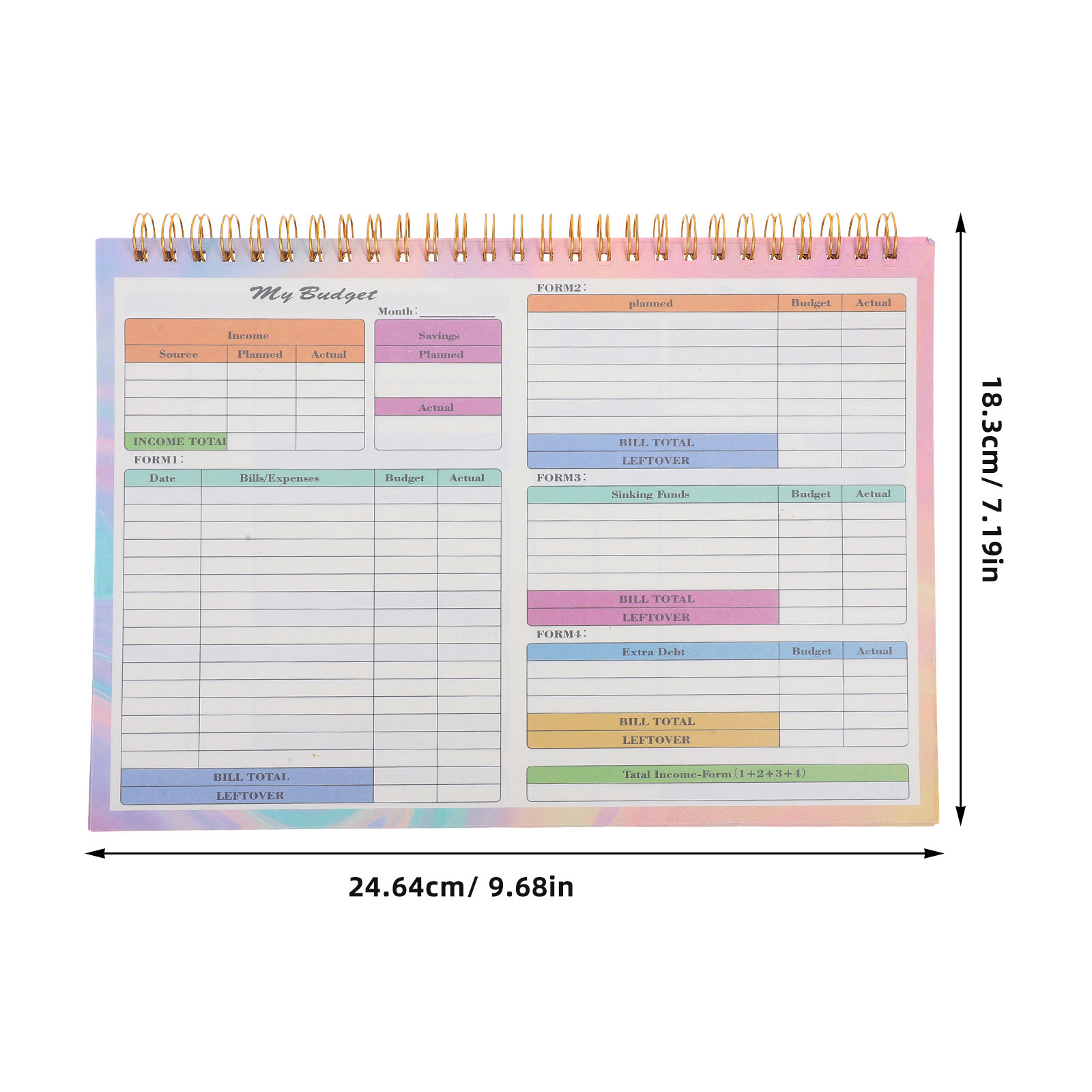 Caderno Financeiro B5: Organiz - Planner Weekly Budget avaliação e preço
