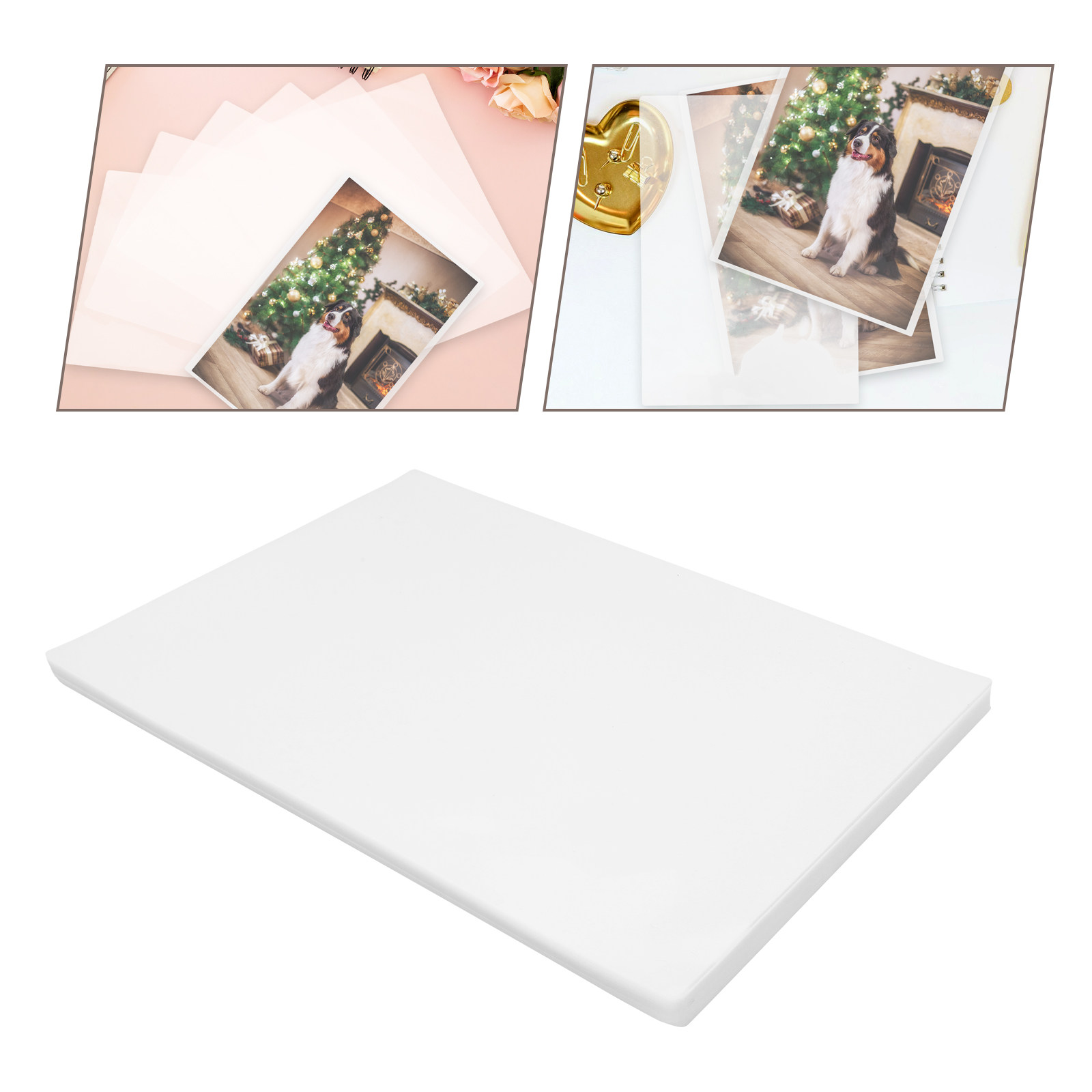 100 Unidades de Folhas de Lami - Document Laminator Pouch avaliação e preço