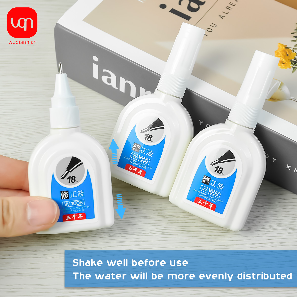 WQN-1/3/6PCS Fluido de correçã - Correction Fluid White avaliação e preço