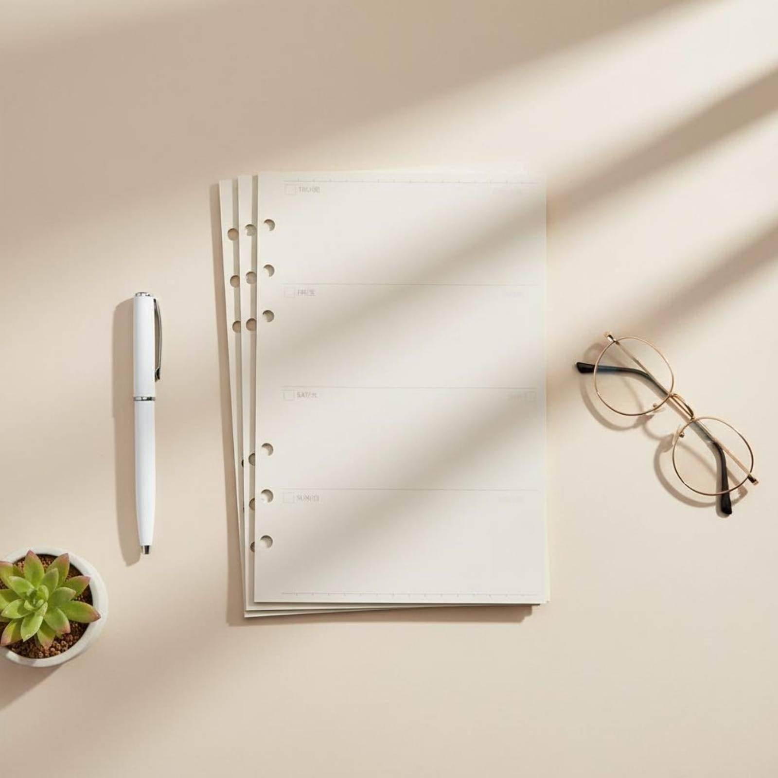 Refil de Folhas Soltas para Fi - Planner Weekly Budget avaliação e preço