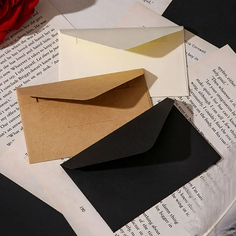 20/40/80 pçs clássico branco p - Letter Envelope Kraft avaliação e preço